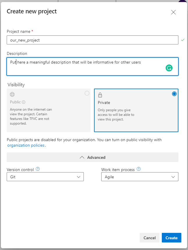 How to implement CICD for IaC in practice - part 1: Setting up organization and project